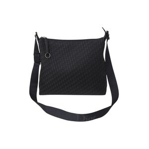 Christian Dior Trotter Shoulder Bag Black Gray